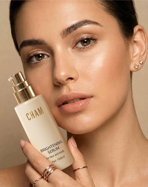 Brightening Face & Body Serum (Niacinamide + Rosa Damascena + Sodium Hyaluronate + Ceramide NP) - Cham beauty
